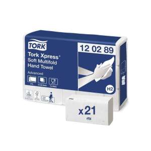 Tork Xpress puha multifold kéztörlő, 21-es csomag, fehér, advanced - Tork