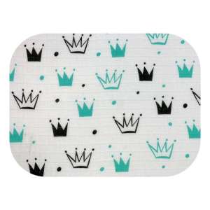 Scutec textil de calitate Ega - Coroana #turcoaz  (F006)