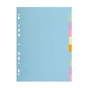 Exacompta Forever A4 10 file colorate, albastru - Consumabile pentru capsator