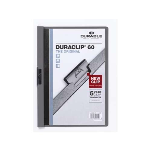 Durable Duraclip A4 Fekete Clip Mappa 60 Lapos