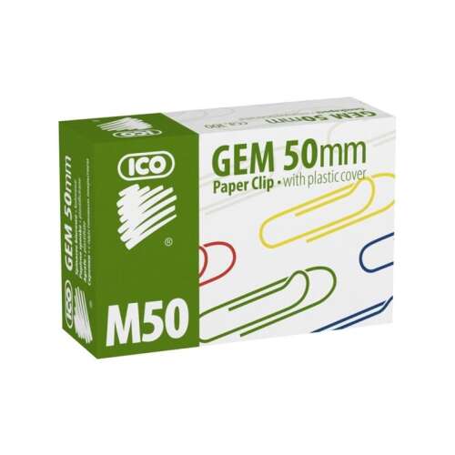 ICO GEM 50mm gemkapocs műanyag bevonattal, M50