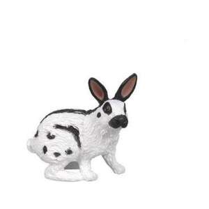 Papo black and white rabbit figurine - Papo Figure
