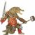 Papo Crocodile Warrior toy figure with sword and hammer