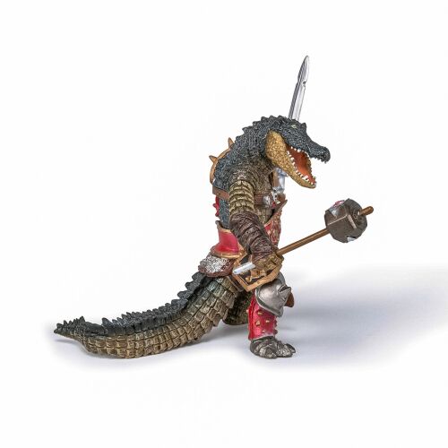 Papo Crocodile Warrior Figure - 15cm, detailed toy figurine