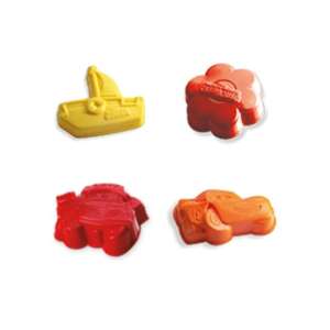 Disney Cars Sandformen, 4er Set - Strandartikel