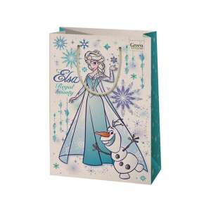 Green Grass Frozen Elsa și Olaf geantă cadou, dimensiune mare, 26x14x33cm - Ambalaje cadouri