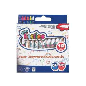 The Littles 12er Pack waschbarer Wachsmalstifte, perfekt für Kinder zum Malen und Zeichnen - Crayons