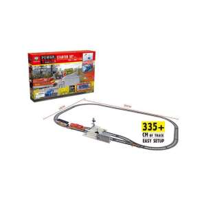 Set de tren electric cu peste 335 cm de șine, instalare ușoară, lumini și sunete - Tren, element feroviar, autostradă