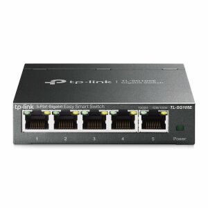 Vorderansicht des TP-Link TL-SG105E 5-Port Gigabit Easy Smart Switch - TP-Link