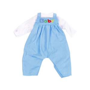 Hlače na tregere i majica za bebe - 46 cm 85107645 - Odjeća za lutku