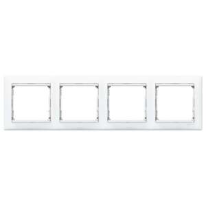 Legrand Valena weißer 4-fach Rahmen, Vorderansicht - Legrand Rahmen für Schalter