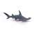 Papo Hammerhead Shark Figurine, realistic detailed model of a hammerhead shark, great for kids and collectors