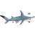 Papo Hammerhead Shark Figurine, realistic detailed model of a hammerhead shark, great for kids and collectors