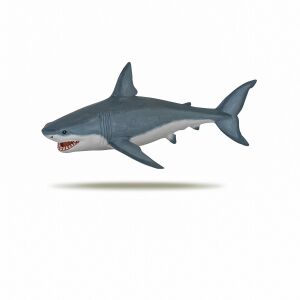 Papo Great White Shark Toy Figure - Angled View - Figure