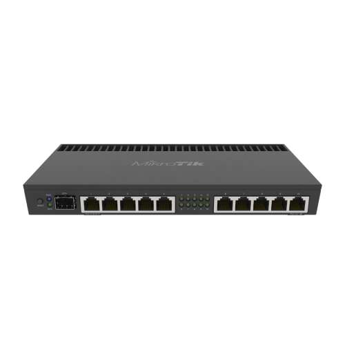 Рутер MikroTik RB4011iGS+RM, 4x 1,4 GHz, 10x GbE, SFP+, L5