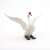 Papo White Swan figurine, realistic animal toy for kids, side view
