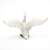 Papo White Swan figurine, realistic animal toy for kids, back view