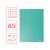Esselte Colour'Breeze A5 kockás zöld spirálfüzet mérettel és papír adataival