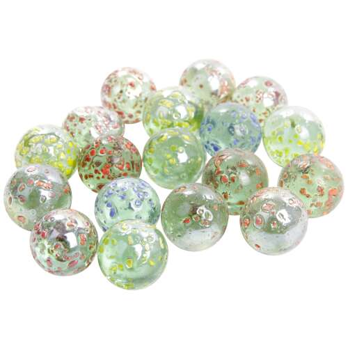 Set od 50 šarenih staklenih kuglica - 16 mm 98344755