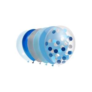 10er Pack blauer und silberner Konfettiballons - Luftballons
