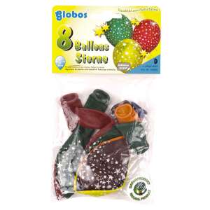 8er Pack Sternballons, Marke Globos, aus Naturkautschuk - Luftballons