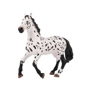Papo Appaloosa horse figurine, black and white spotted horse toy - Figure