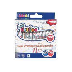 The Littlies XL 12er Pack Wachsmalstifte, perfekt für Kinder zum Ausmalen und Zeichnen - Crayons