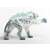 Schleich Eldrador Ice Tiger figure, side view, white tiger with blue ice crystals, fantasy animal figurine