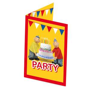 Invitatii de ziua de nastere Kétbalkezesek, pachet de 8 - Felicitări, invitații