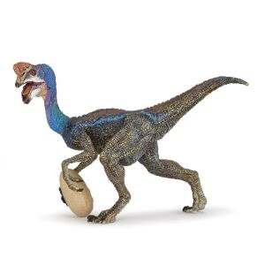 Papo Oviraptor Dinosaurier Figur - Blau, 12cm - Realistische Spielfigur - Papo Figuren