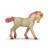 Papo Unicorn Figurine, white unicorn with pink mane and tail, standing on all four legs, side view