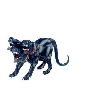 Papo Cerberus dreiköpfiger Hund Figur, mythologisches Wesen, schwarz, realistisch, detailliert, Sammlerstück, Spielzeug - Papo Figuren
