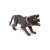 Papo Cerberus three-headed dog figure, side view, mythical creature, black, realistic, detailed, collectible, toy