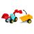 Tractor with Excavator and Trailer 84879816