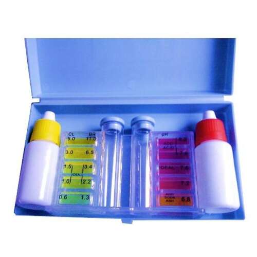 Vízelemző, folyadékos pH & FrCl/Br