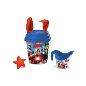 Bosszúállók homokozó vödör szett locsolókannával, lapáttal, gereblyével és csillag formával - Szabadtéri játék és felszerelés
