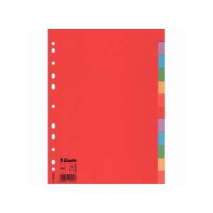 Divizor de fișiere Esselte Economy A4 cu 12 părți, roșu - Registre și plăci separare