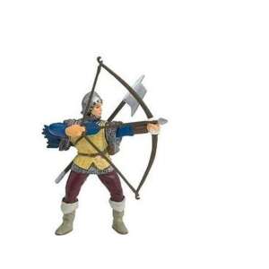 Papo 39385 Íjász katona figura, középkori lovag játék, játékkészlet, akciófigura, műanyag játék, játék, gyerekjáték, fiújáték, lányjáték, ajándék, születésnapi ajándék, karácsonyi ajándék - Papo