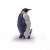 Papo Emperor Penguin with chick figurine, realistic animal model for kids, side view
