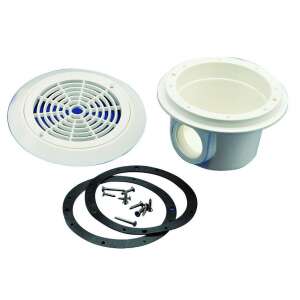 Fenékürítő Folien O244mm 2" Poolablauf mit Abdeckung, Dichtungen und Schrauben - Montageelemente