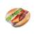 Intex inflatable hamburger pool float, 145x142cm