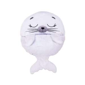 Happy Nappers weißer Seehund Schlafsack Kissen, gefaltet, Plüsch, für Kinder - Bettwäsche