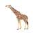 Papo Giraffe figurine, realistic animal toy for kids, brown and yellow giraffe with long neck