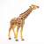 Papo Giraffe figurine, realistic animal toy for kids, brown and yellow giraffe with long neck