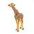 Papo Giraffe figurine, realistic animal toy for kids, brown and yellow giraffe with long neck