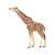 Papo Giraffe figurine, realistic animal toy for kids, brown and yellow giraffe with long neck