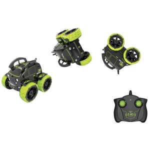 Black and green stunt car with remote control, 360 degree rotation, 2.4 GHz - Remote control vehicle