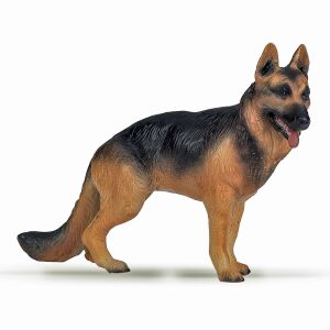 Papo German Shepherd Dog Figurine - Realistic Animal Toy - Papo Figure