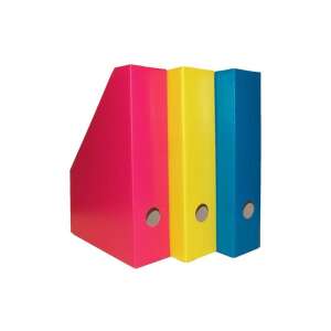 Herlitz Color Blocking 7cm Karton-Ordner, türkis, rosa, gelb - Mappen & Ordner