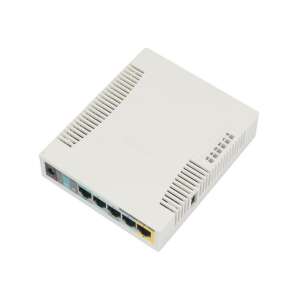 MikroTik RB951Ui-2HnD L4 128Mb 5x FE LAN Router, weiß, Netzwerkgerät - Wi-Fi-Router, Adapter